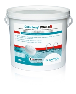 Chlorilong Power5 (Multifunktionstablette), Eimer à 5.0 kg